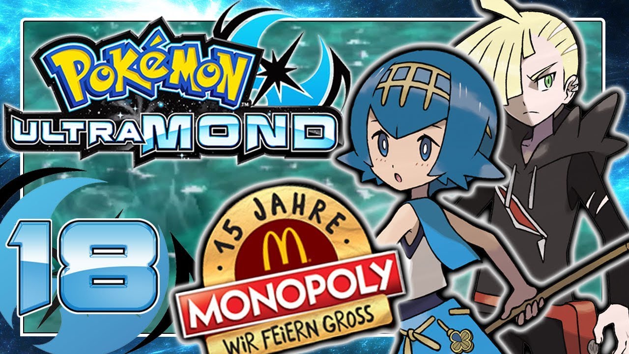 POKÉMON ULTRAMOND Part 18: Über Mc Donald's Monopoly bei Captain Tracys Prüfung am Plätscherhügel!