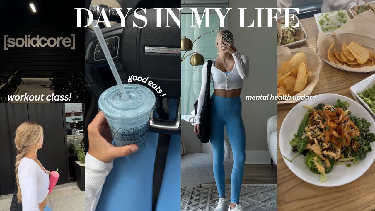 VLOG: solidcore workout, lululemon haul, mental health update + exciting news!!