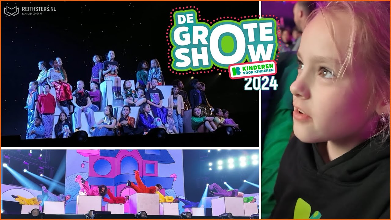 WIJ GAAN NAAR HET KINDEREN VOOR KINDEREN - DE GROTE SHOW 2024 CONCERT - VLOG #538