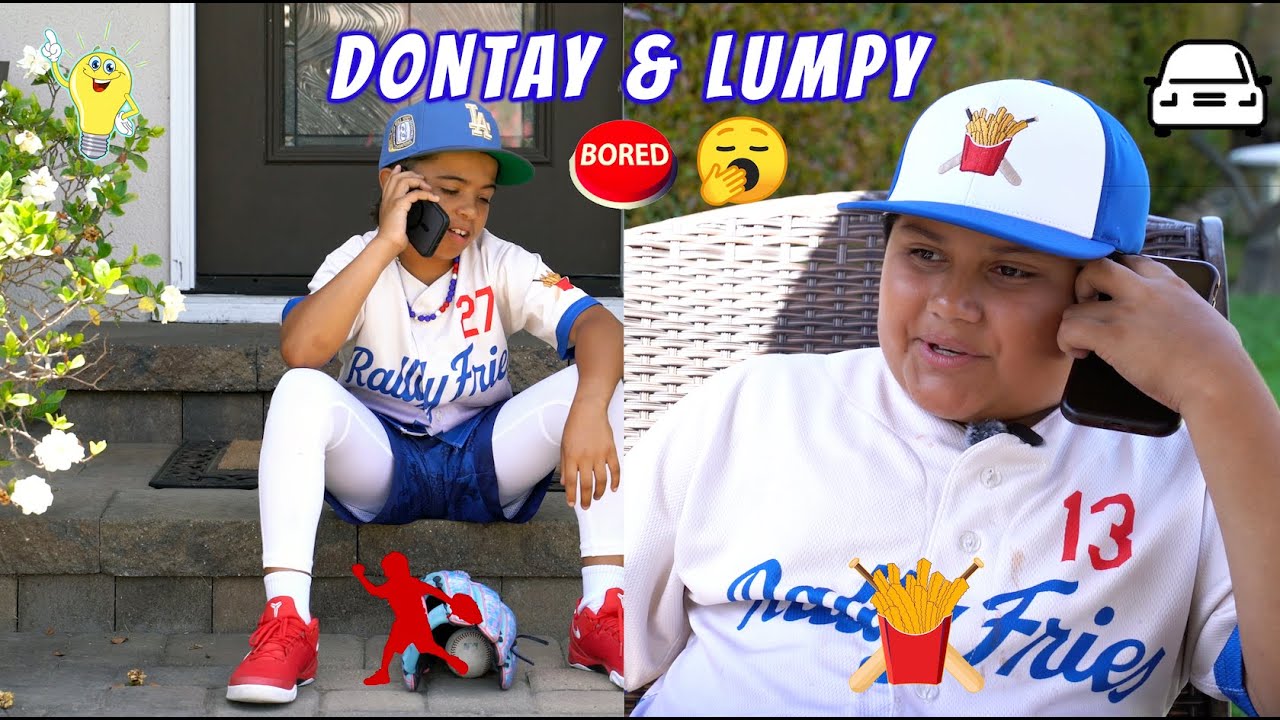 DONTAY AND LUMPY ARE BORED SO THEY CALL THE SELF DRIVING TESLA TO TAKE THEM TO THE DODGERS GAME!