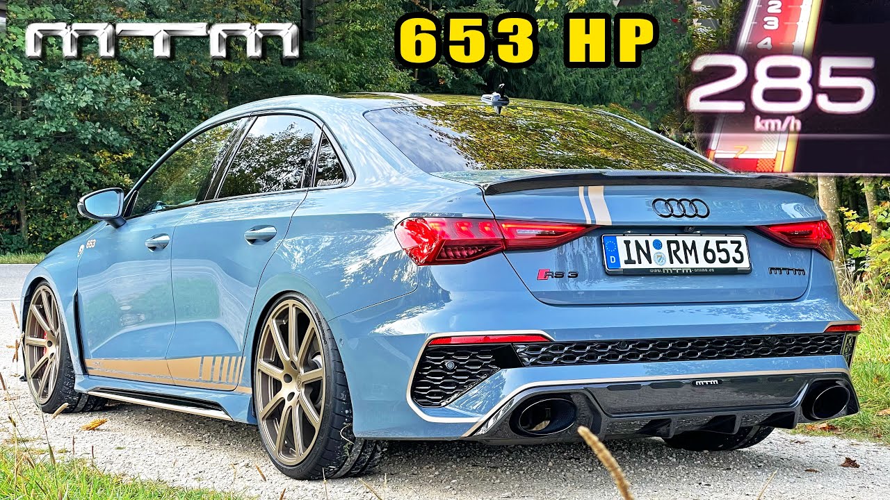 653HP AUDI RS3 8Y MTM | 0-100 100-200 SOUND & POV