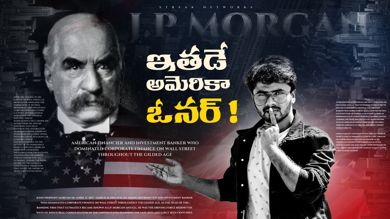 JP Morgan the man who owned America || JP Morgan Biography