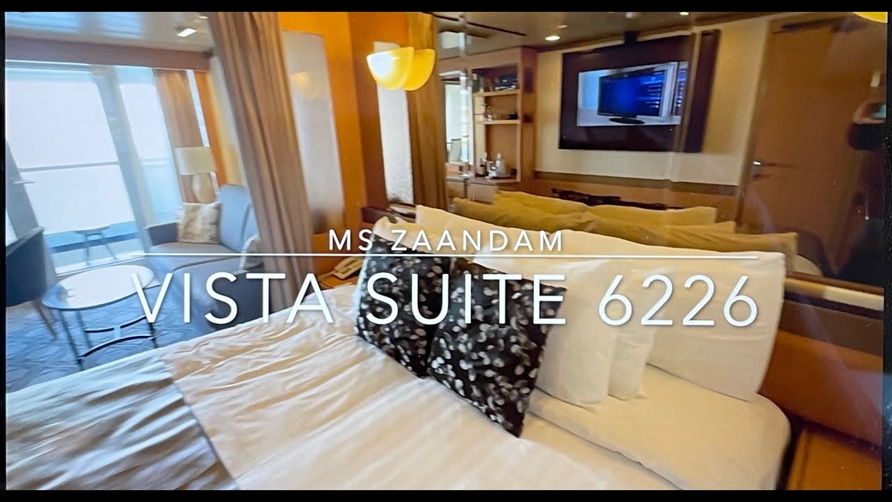Голландия Америка Zaandam Vista Suite номер 6226 Каюта с балконом