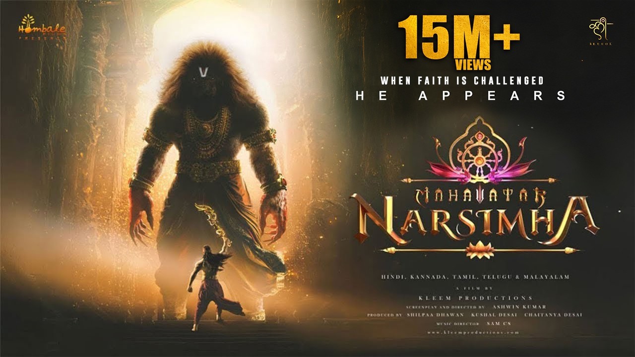 Mahavatar Narsimha Motion Poster Video | Hombale Films | Kleem Productions | Ashwin Kumar