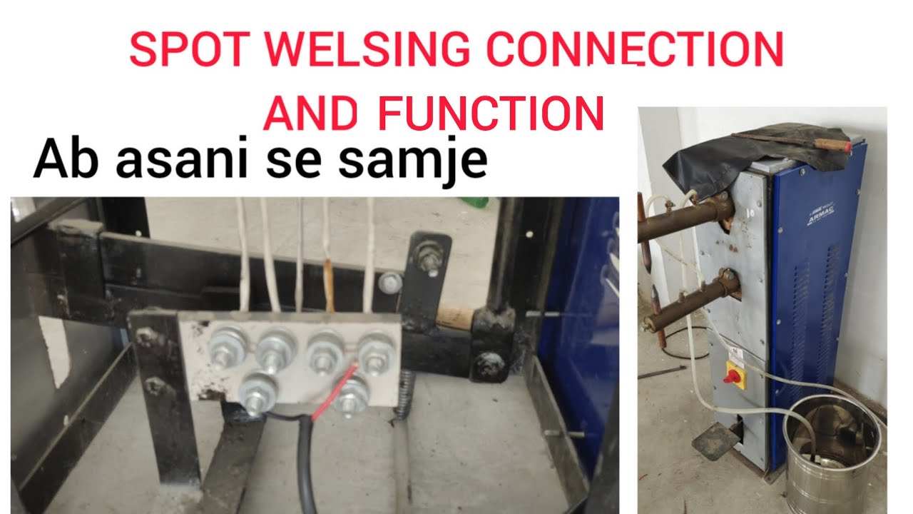 Spot Welding Machine Connection and function | making spot welding machine connection and function