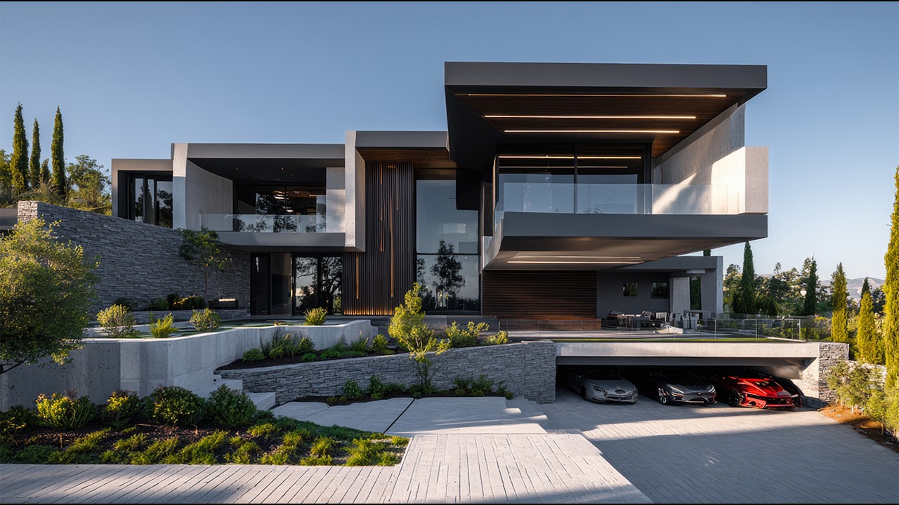 Limitless Geometry Shapes Every Part of This Mansion