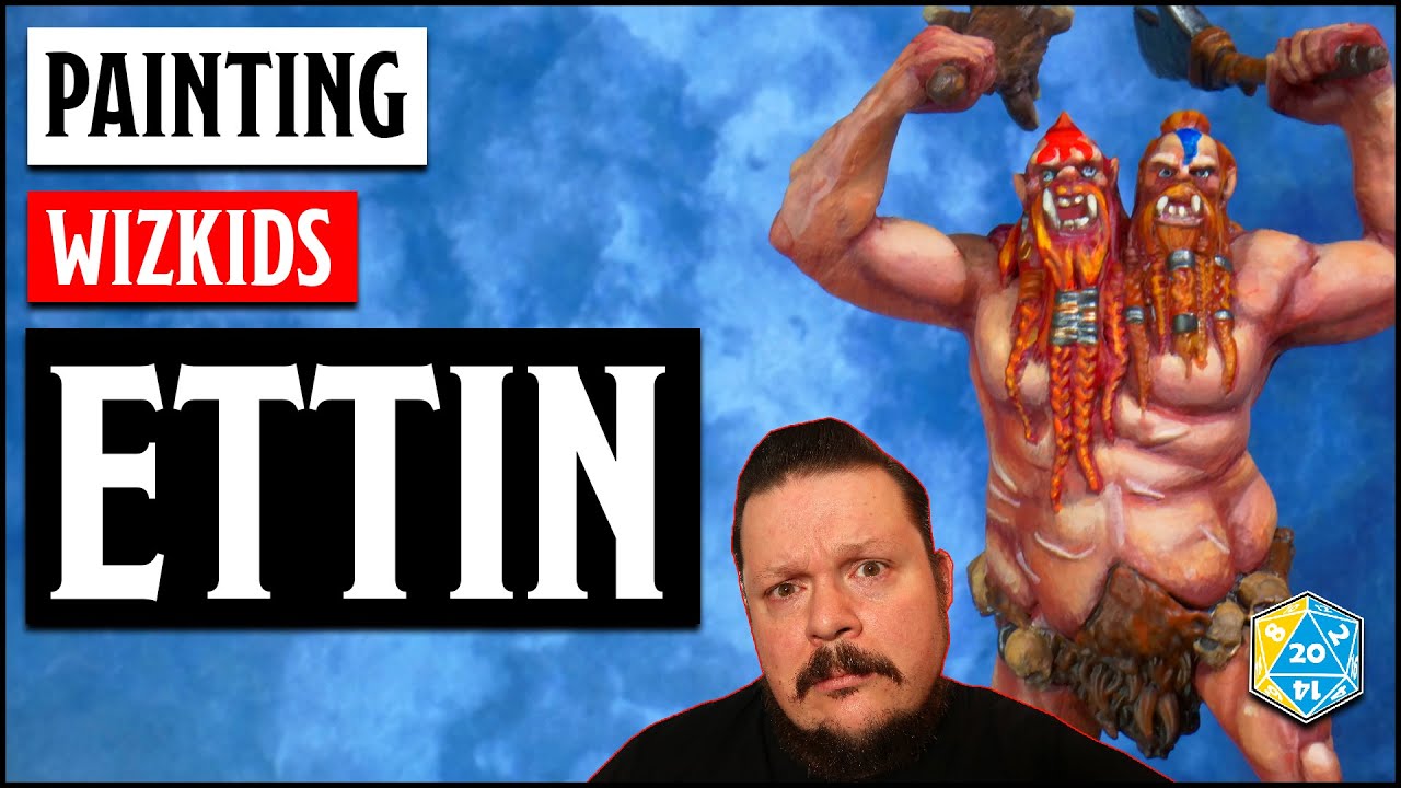 How to paint an Ettin | Nolzur's Marvelous Miniatures/Wizkids | Boxes of Shame