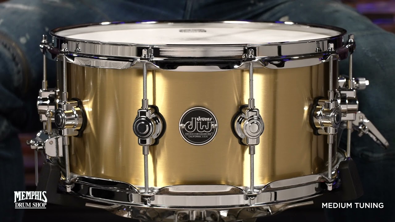 DW 14x6.5 Performance Series Thin Brass Snare Drum (DRPM6514SSBP)