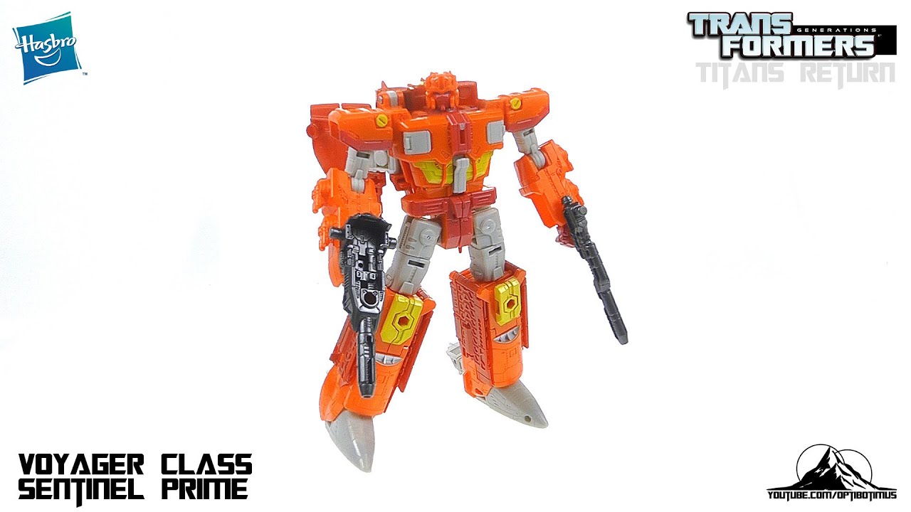Transformers Titans Return Voyager Class SENTINEL PRIME Video Review