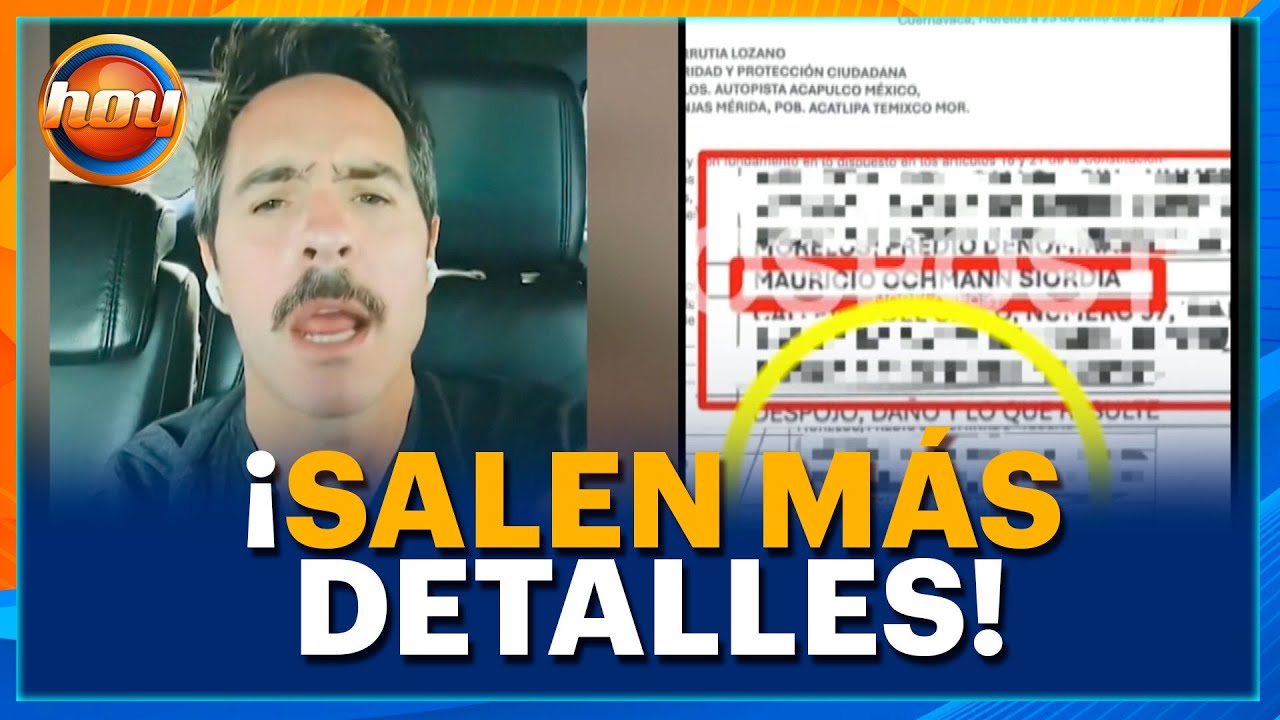 Se REVELAN más detalles de la DENUNCIA contra Mauricio Ochmann | Programa Hoy