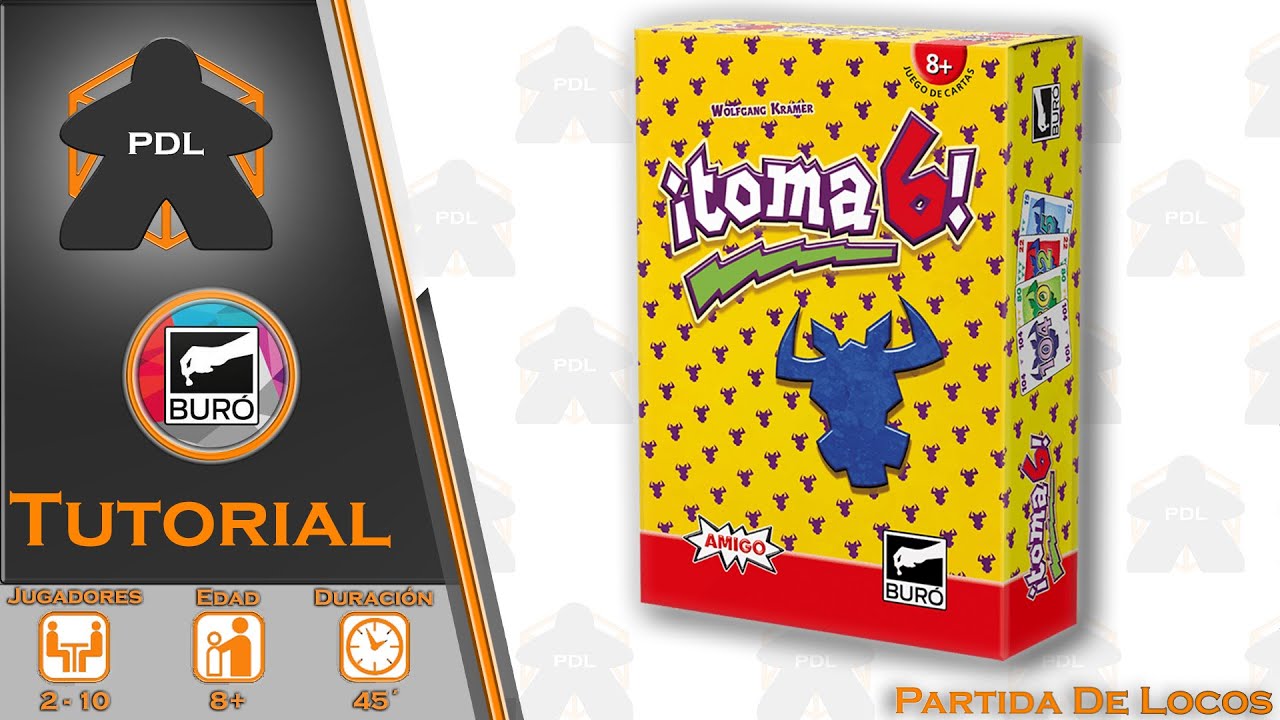 Toma 6 | 6 Nimmt | Tutorial | Bureau de Juegos | Wolfgang Kramer | Partida de Locos |
