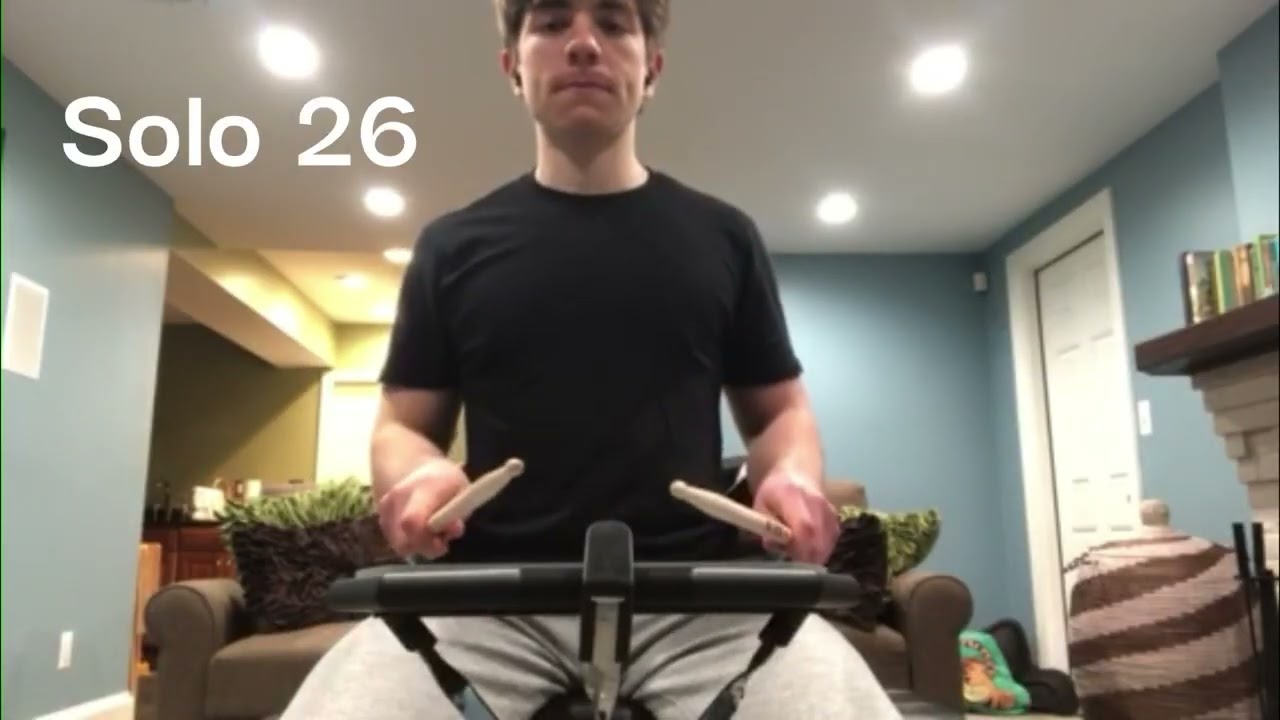 All American Drummer - Solos 25,26,28 - Technical Exercise Berklee 5-week Scholarship