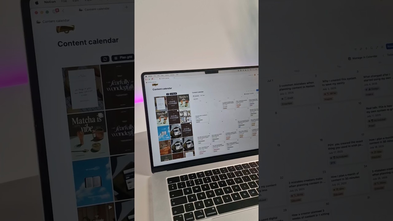 Preview your Instagram grid, plan your feed and sync it with your Notion database