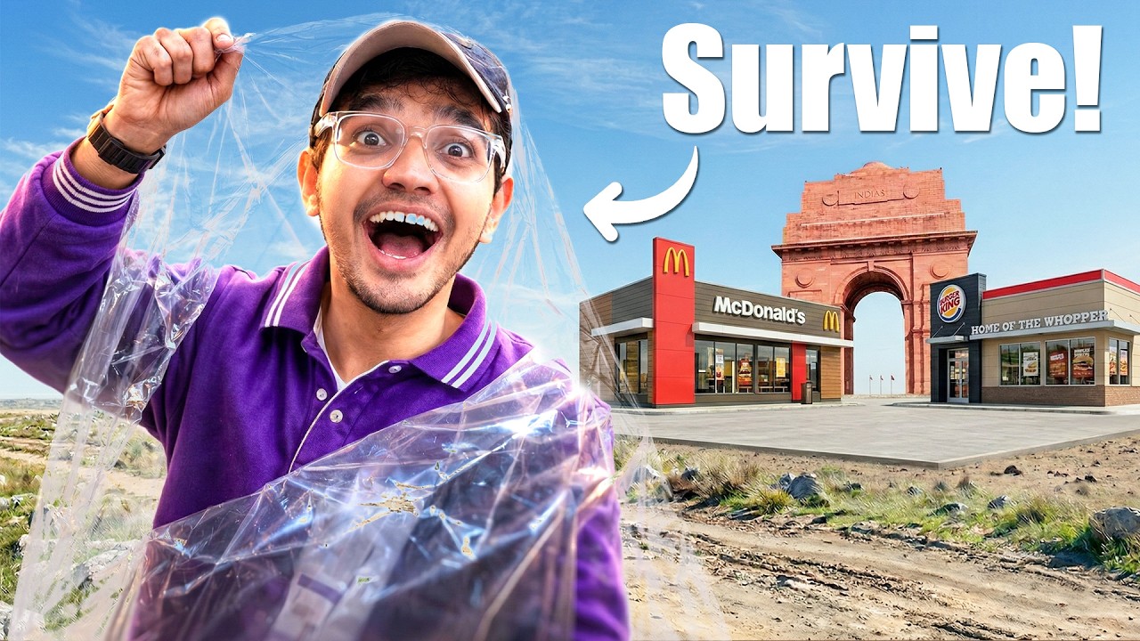 Living On 100 rs for 24 Hours in Delhi  | Cheap Vs Expensive Challenge 😫 