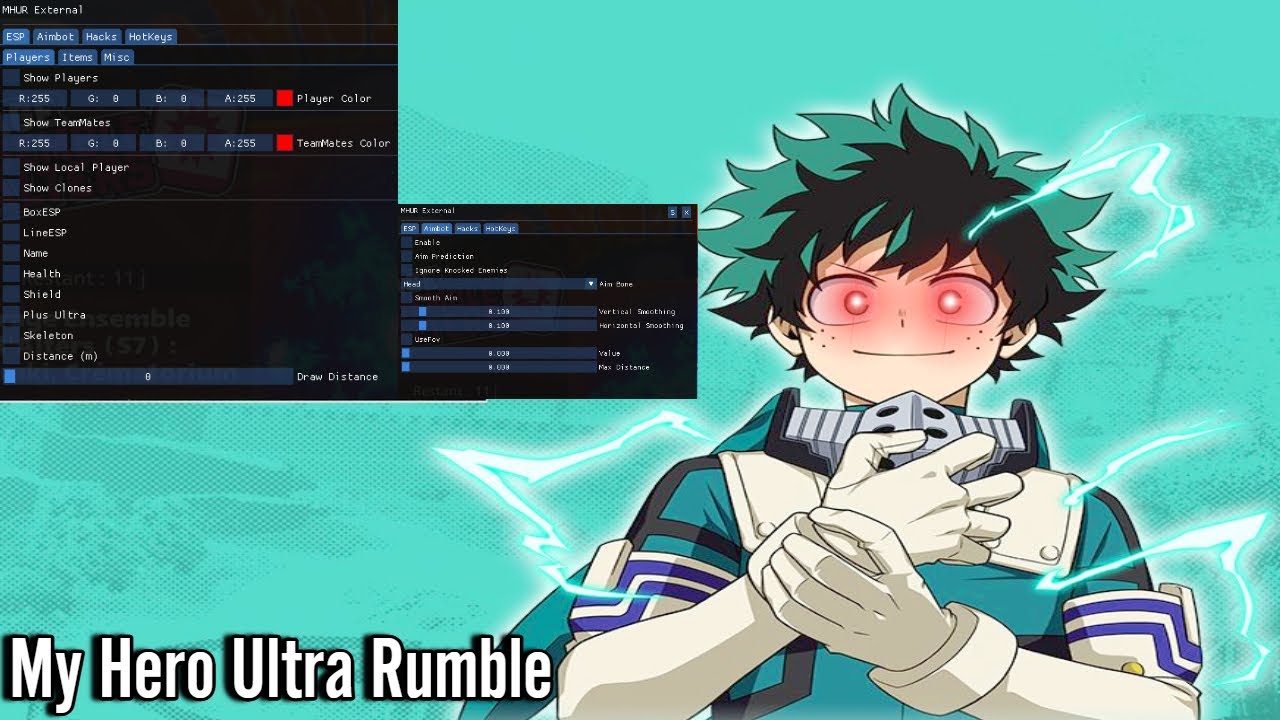 Installez facilement le meilleur cheat pour My Hero Ultra Rumble | free et UD |