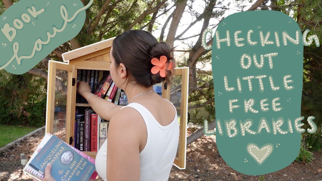 BOOK HAUL: Check out Little Free Libraries with me!