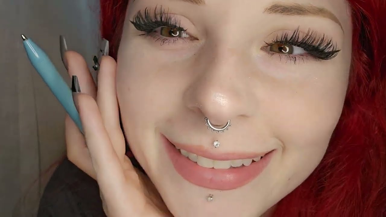 ASMR Face Tracing and Nitpicking to Make Sure I Traced You Properly 