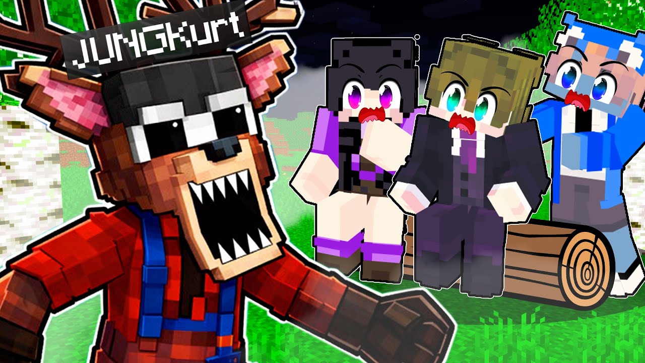 Playing as BABY DEER Monster in Minecraft!