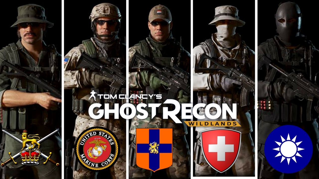 Ghost Recon Wildlands: Special Forces Outfits: U.S Marines, Dutch Marines, British Army and more