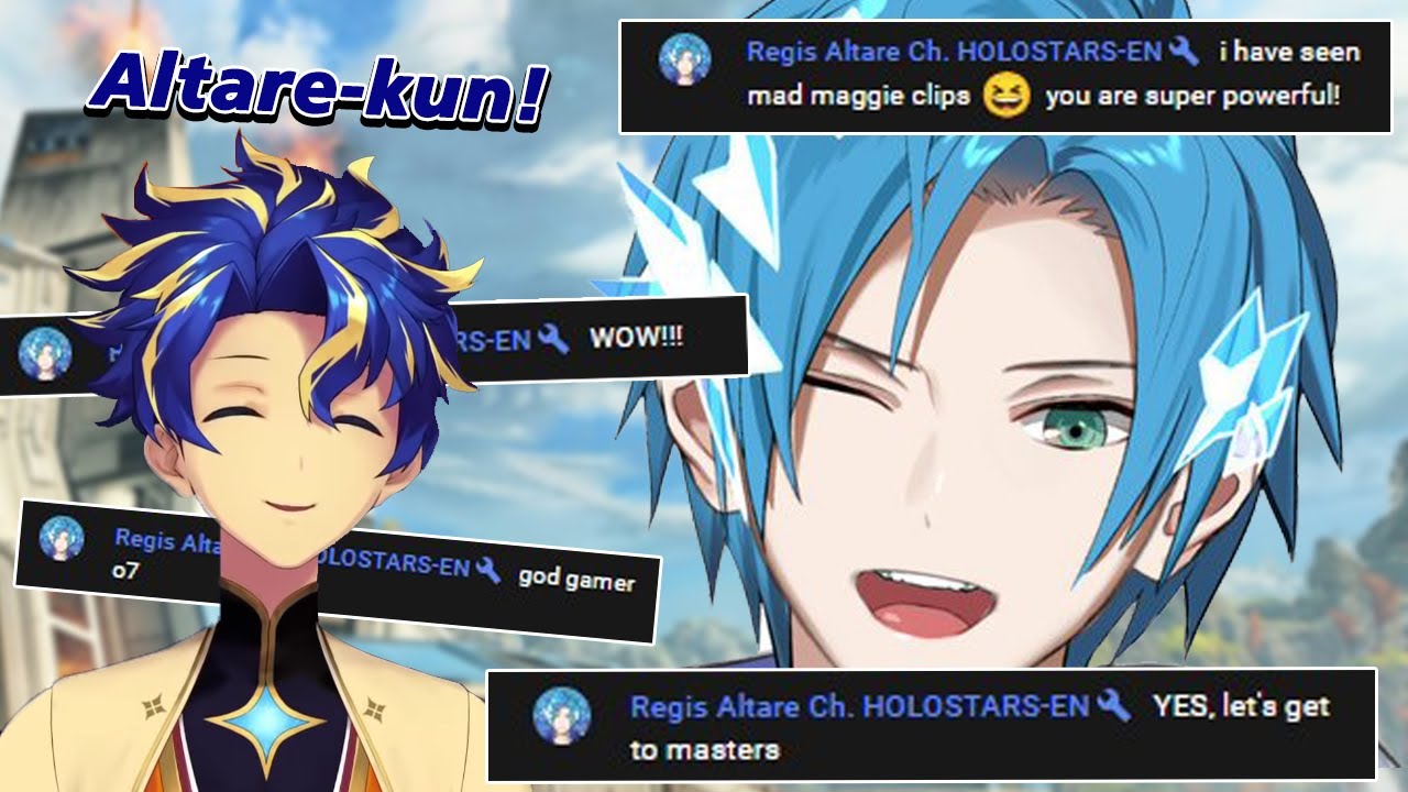 Wholesome moment when Altare visited Astel stream for the first time ǀ Holostars