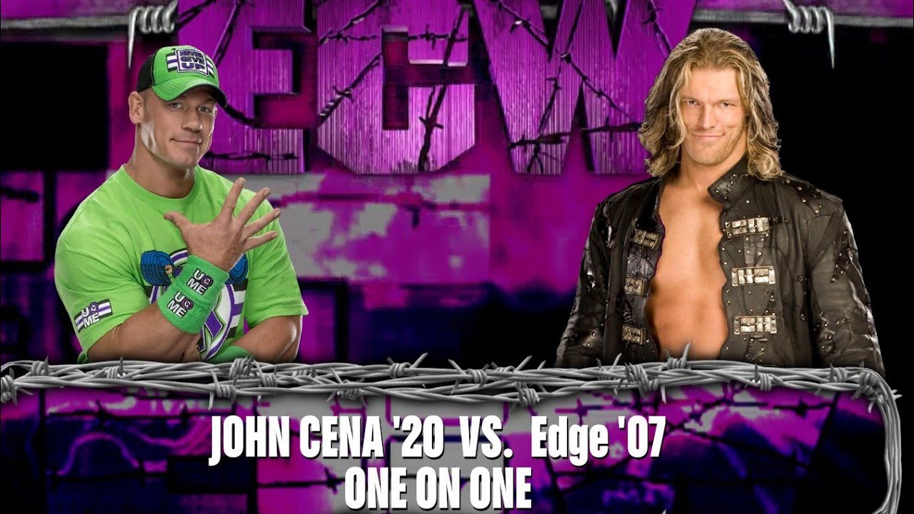 John Cena vs Edge – ECW 2007 Classic Rematch | WWE 2K24 Full Match 4K