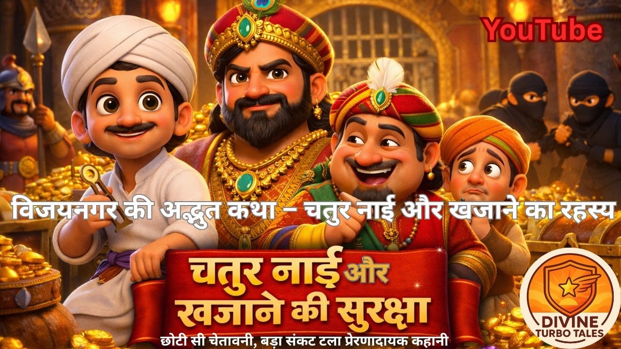 🚀 Chatur Nai Ne Bachaya Raja Ka Khazana! | How a Barber Shocked the Royal Court | Motivational Story