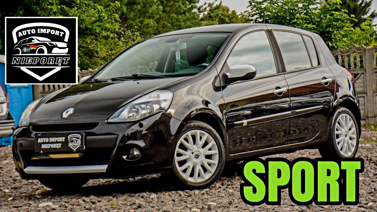 RENAULT CLIO ✅️ SPORT EDITION ✅️ 1.2 TURBO 101KM ✅️ D4FT ✅️ 2010 ✅️ 130tyś km