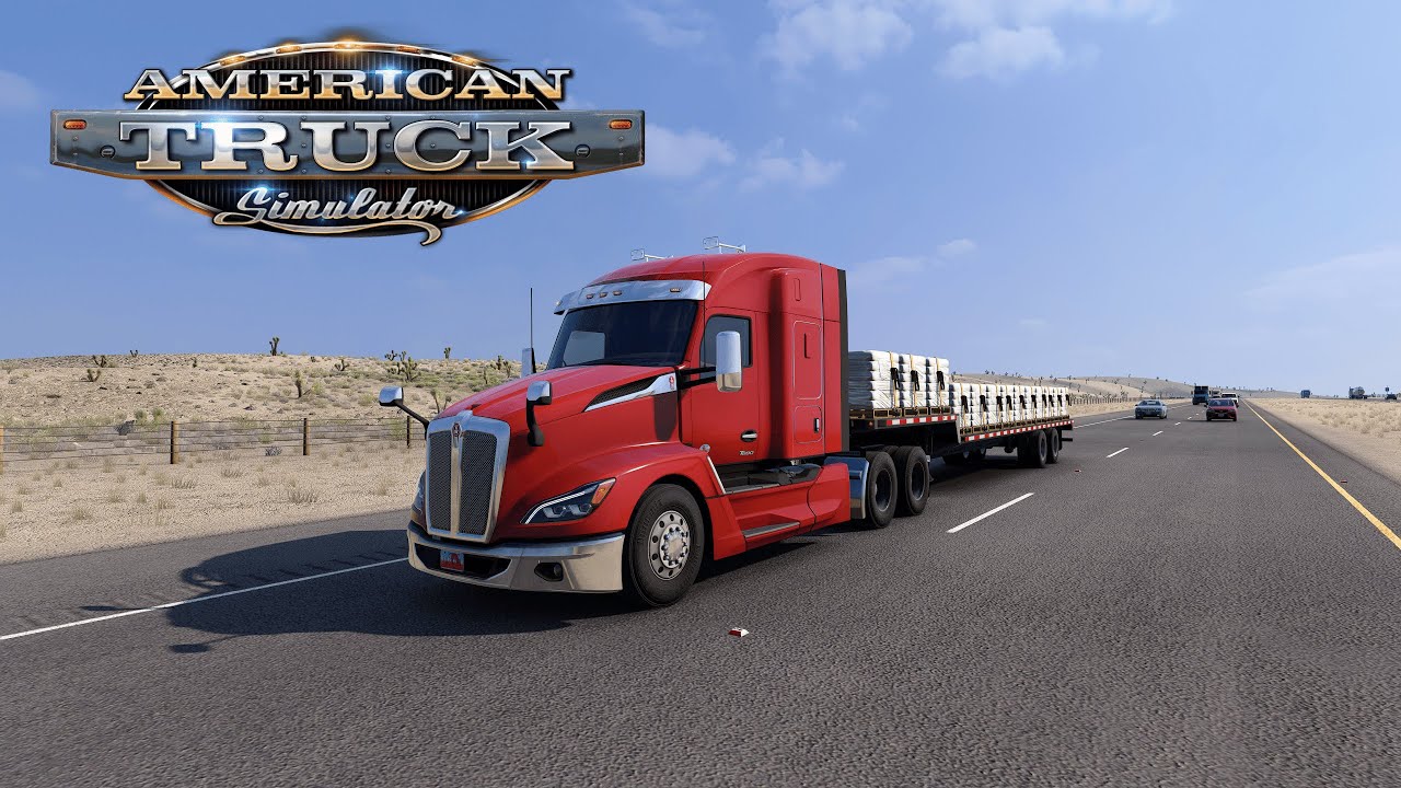 American Truck Simulator. Рейс Салина - Модесто