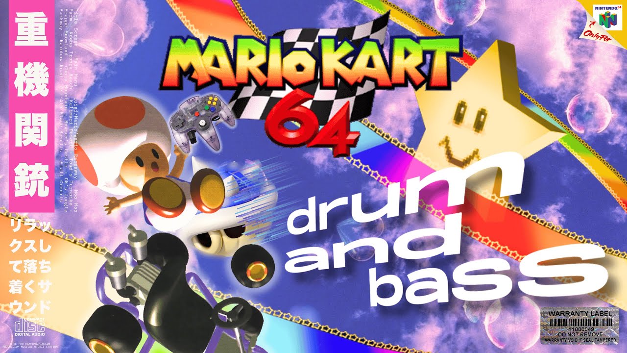 Drum and Bass 🥁 Mario Kart 64 Soundtrack ⚡