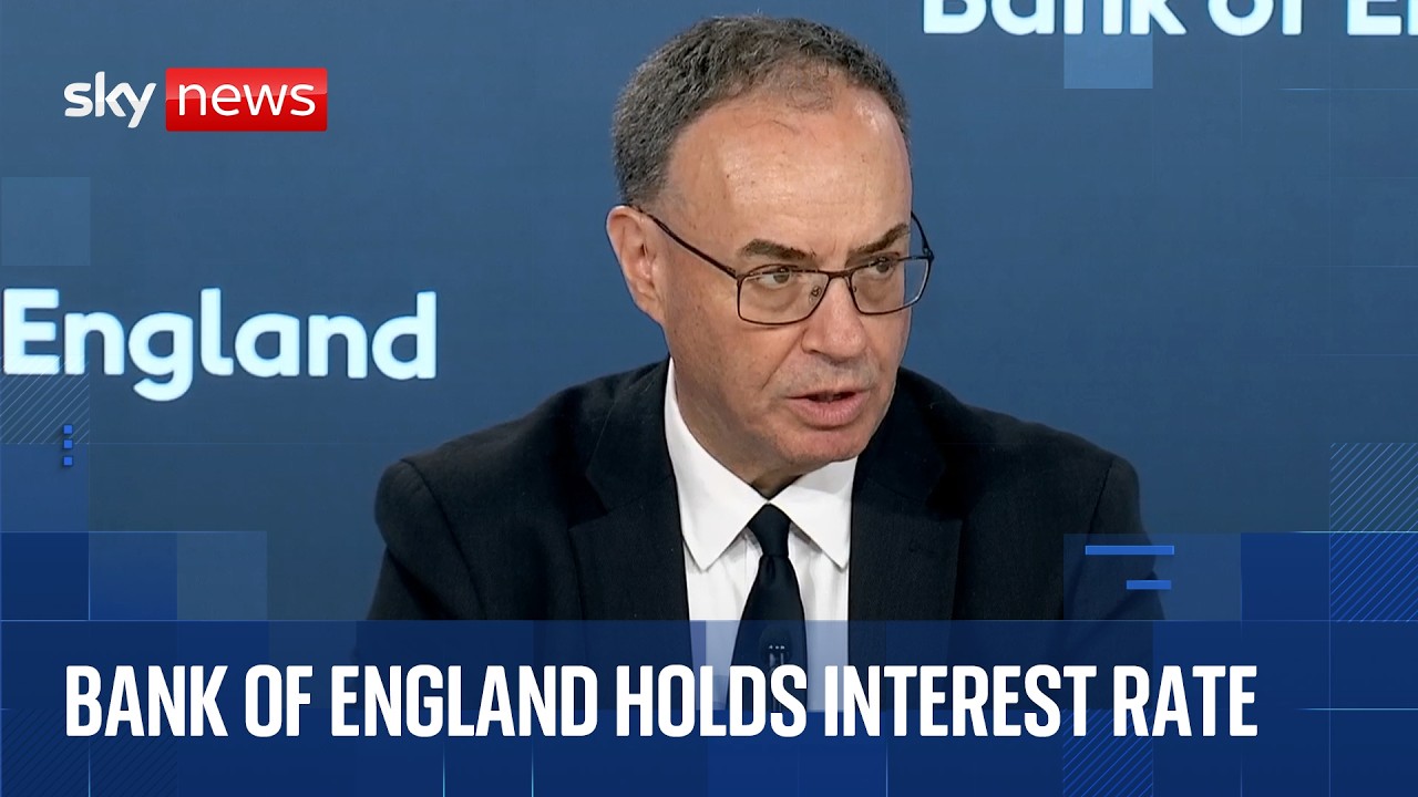 Bank of England holds interest rate at 3.75%