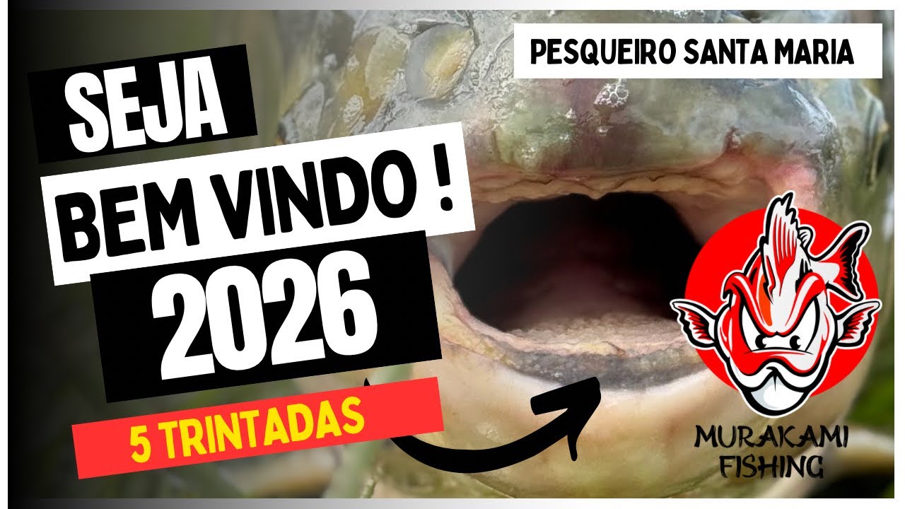 MELHOR PESCARIA DA MINHA VIDA 2.0 / SEJA BEM VINDO 2026 / PESQUEIRO SANTA MARIA