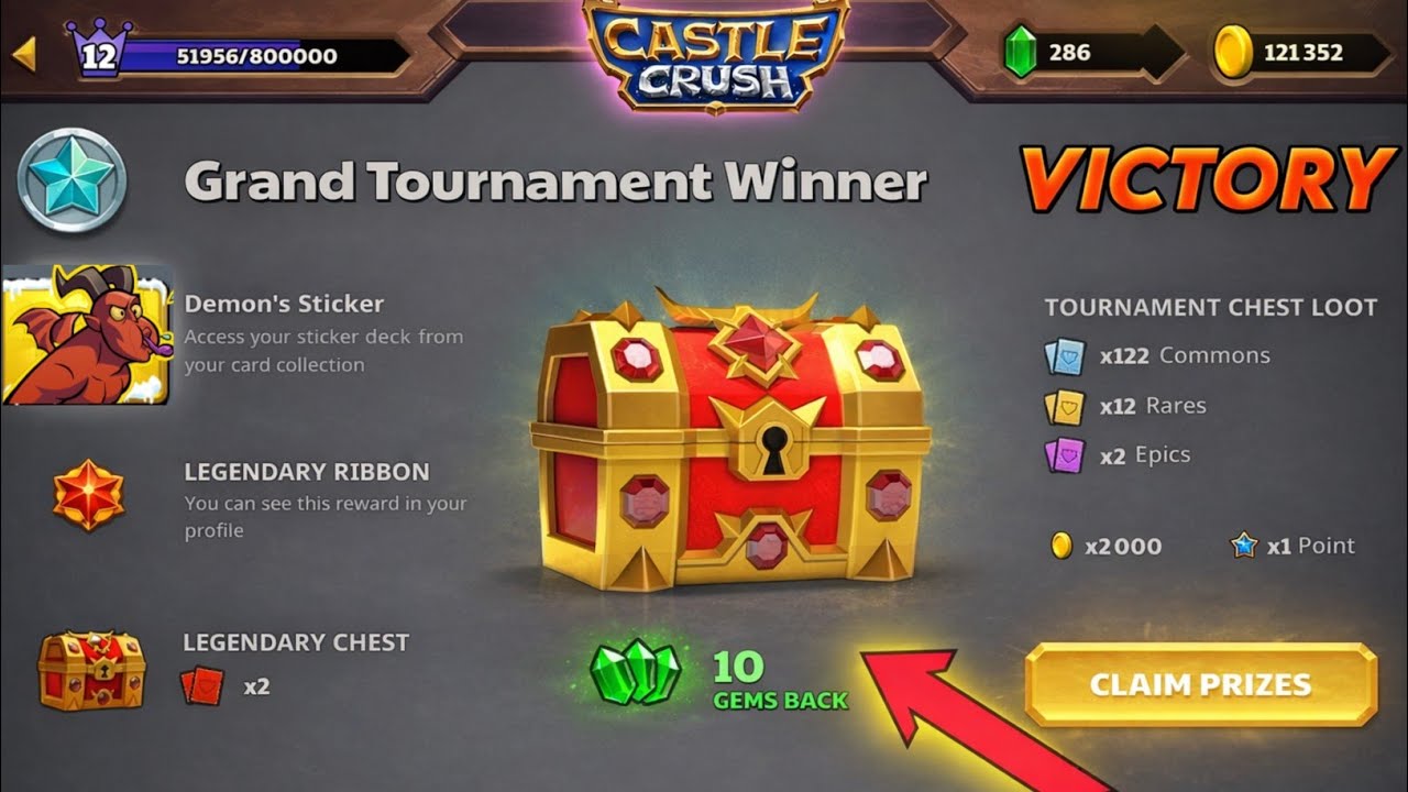 Demon Tournament Victory!🎉 | Castle Crush 
