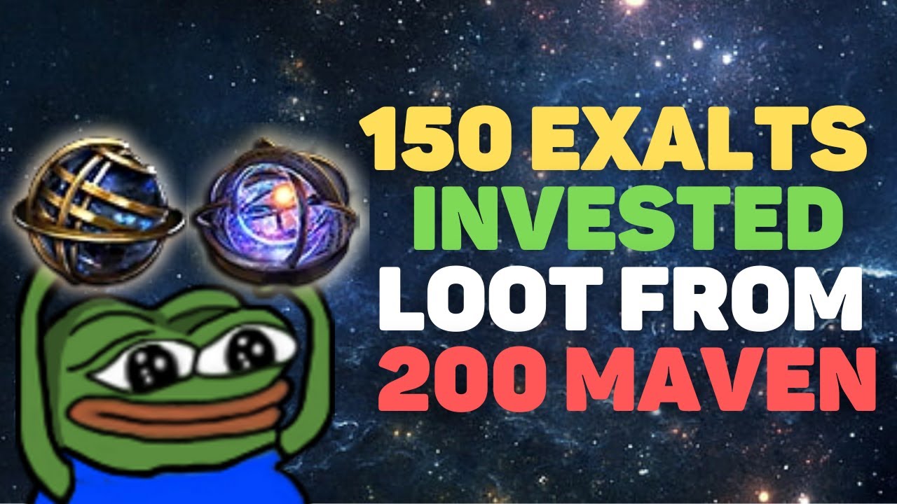 150 Exalts Invested into 200 Maven Boss Fights  [Path of Exile 3.16 Scourge]