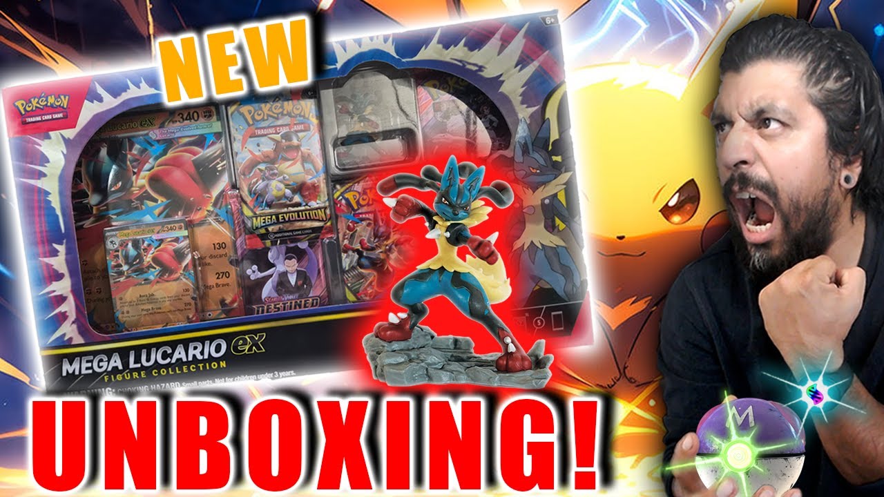 Новая коллекция фигурок Pokémon Mega Lucario Ex | Распаковка