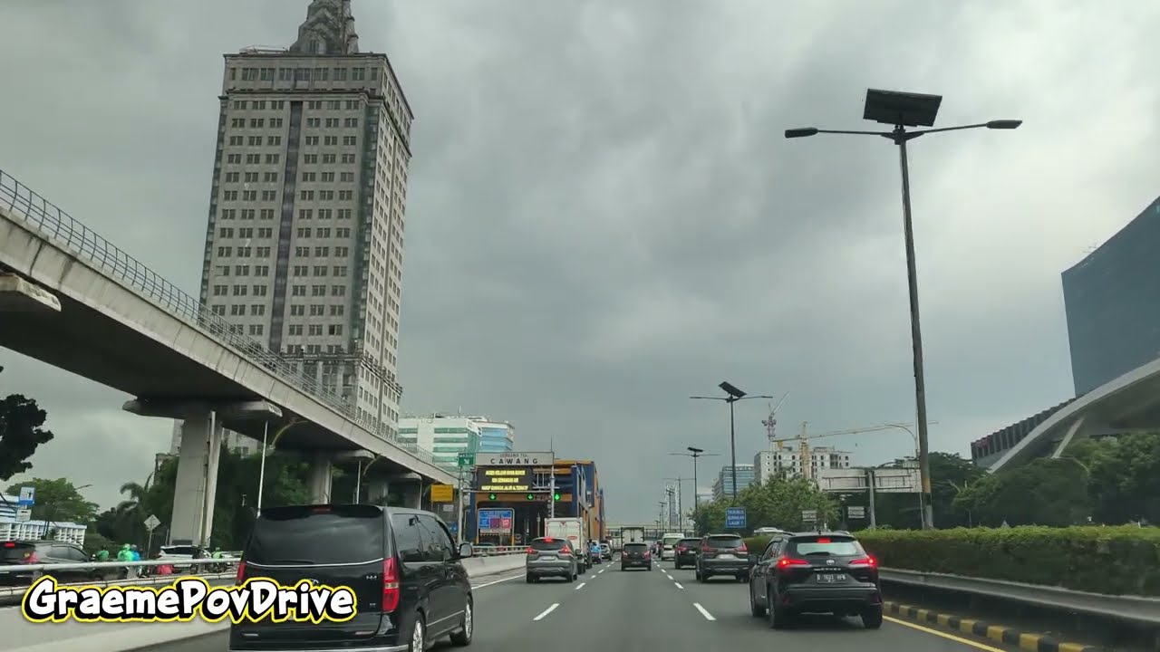 Driving in Jakarta | From Artha Gading To Tebet Exit Toll
