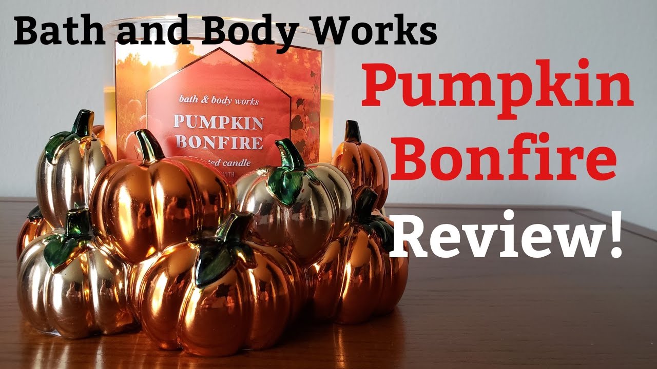 Bath and Body Works Pumpkin Bonfire Review