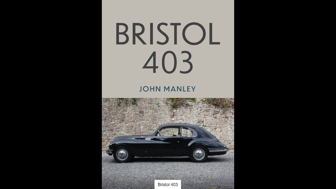 3. John Manley talks about his New Book, ''Bristol 403''