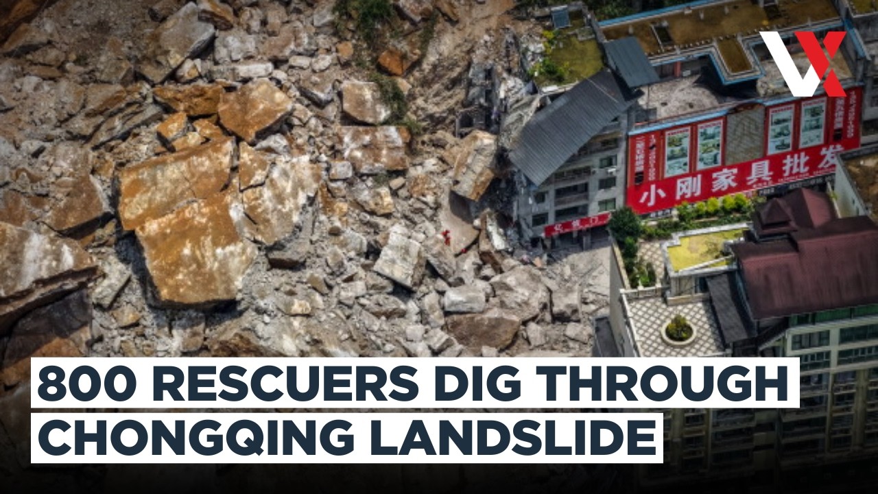 China Landslide Kills 8, Dozens Still Missing As Massive Rescue Operation Continues | VERTEX