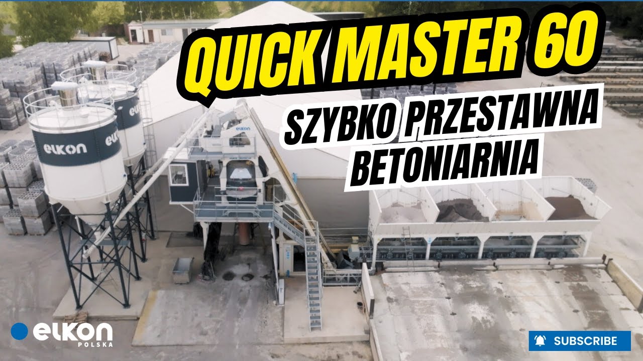Rewolucja w Prefabrykacji: #ELKON Quick Master 60 z Mieszalnikiem Planetarnym 🌍🏗️