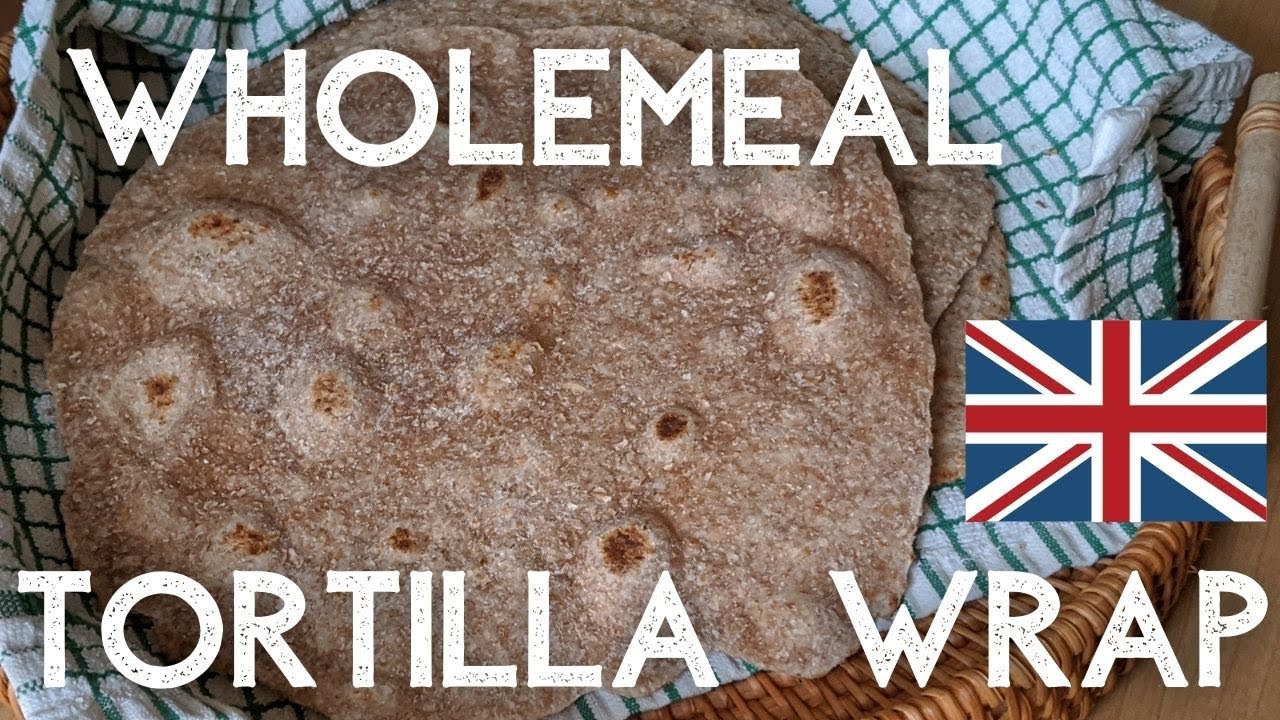 WHOLEMEAL TORTILLA WRAP | 3 INGREDIENTS | HEALTHY | QUICK AND EASY