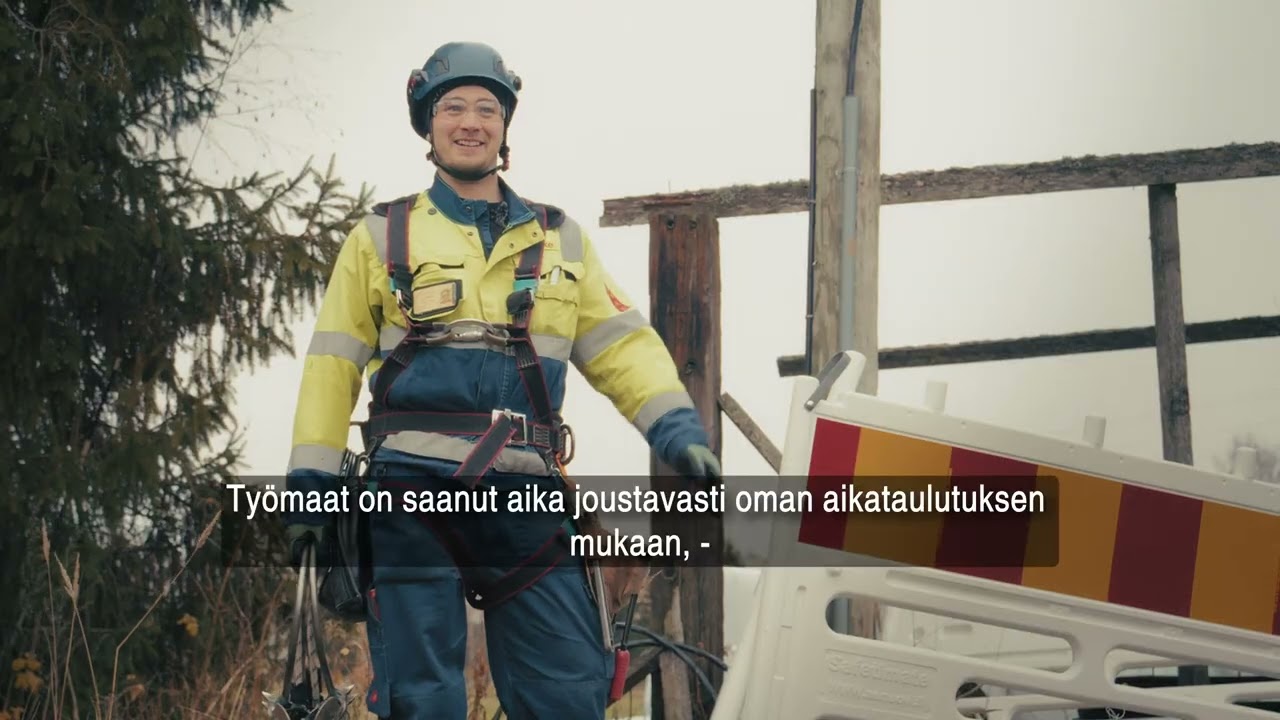 Sähköverkostoasentajana Enerkellä