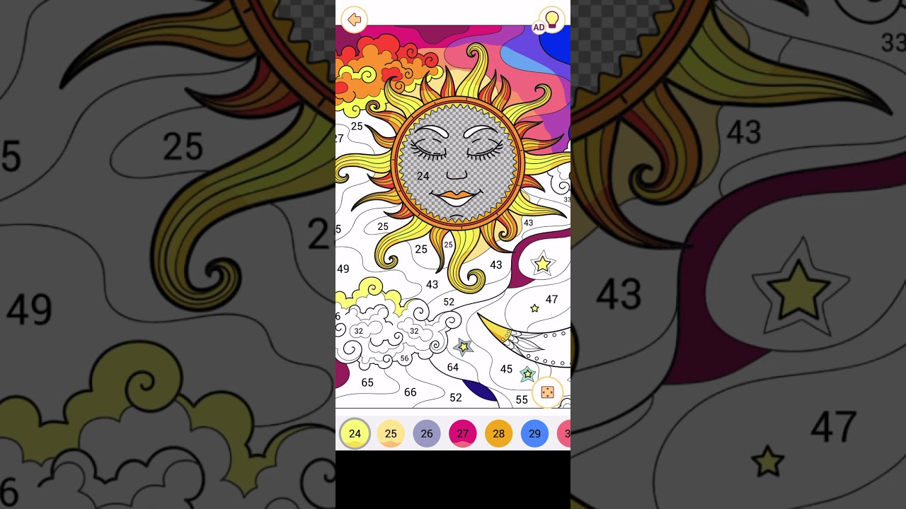 Sun & Moon coloring