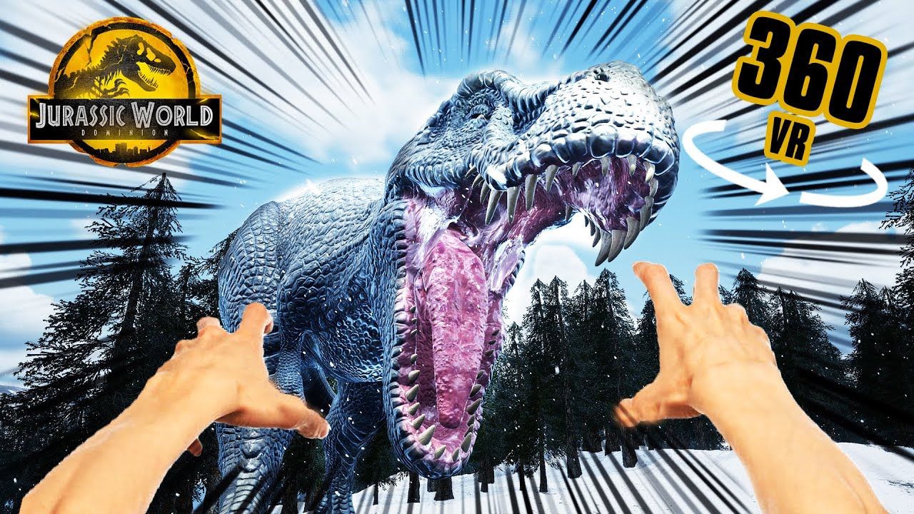 360&deg; VR Jurassic World Dominion | DINOSAUR CHASE POV