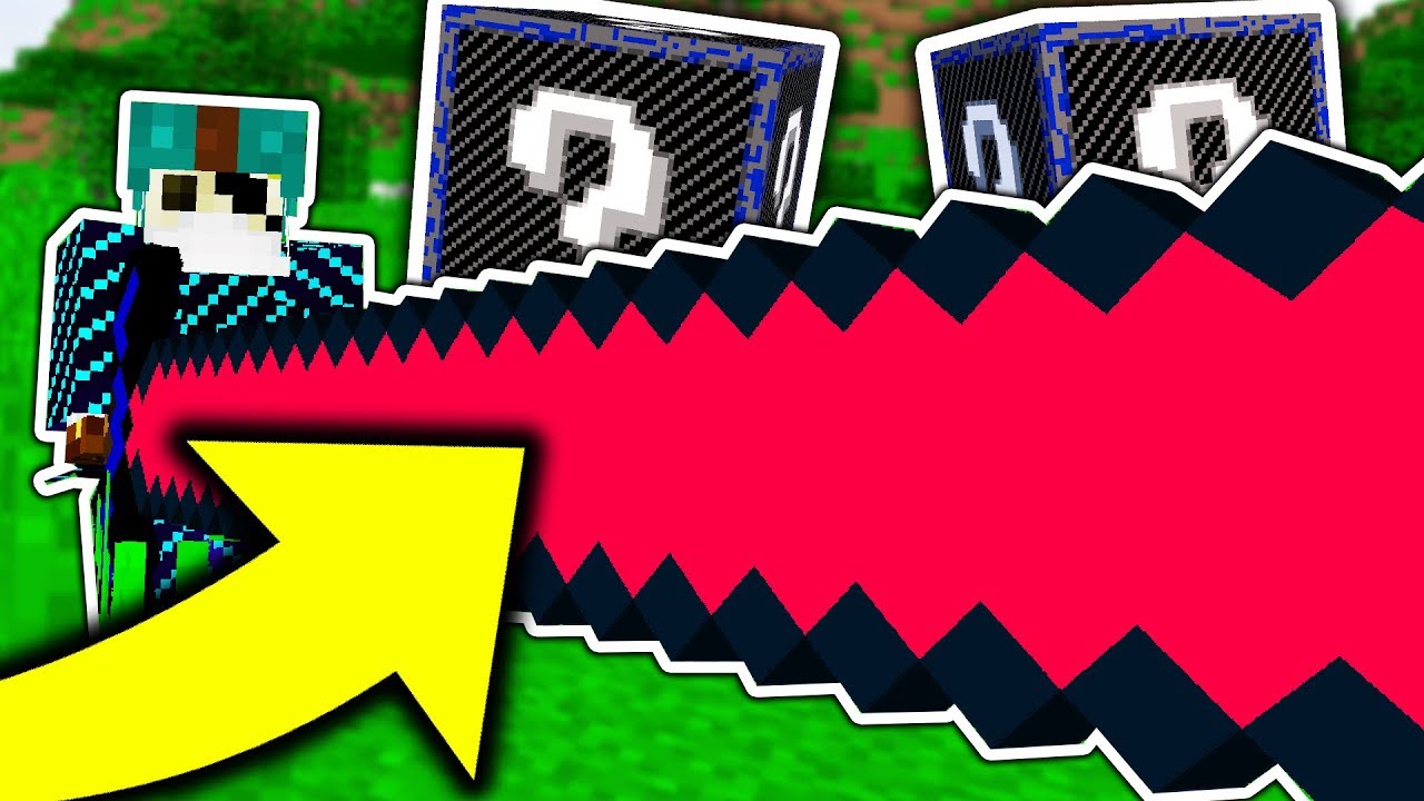 NAJDŁUŻSZY MIECZ W MINECRAFT LUCKY BLOCK | OTWIERAMY ELECTRO LUCKY BLOCK CHALLENGE
