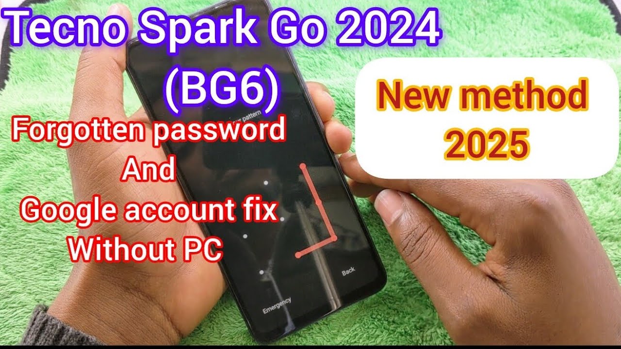 Tecno Spark Go 2024 (BG6) forgotten password and google account (FRP BYPASS) without PC 💯 pop8 owner