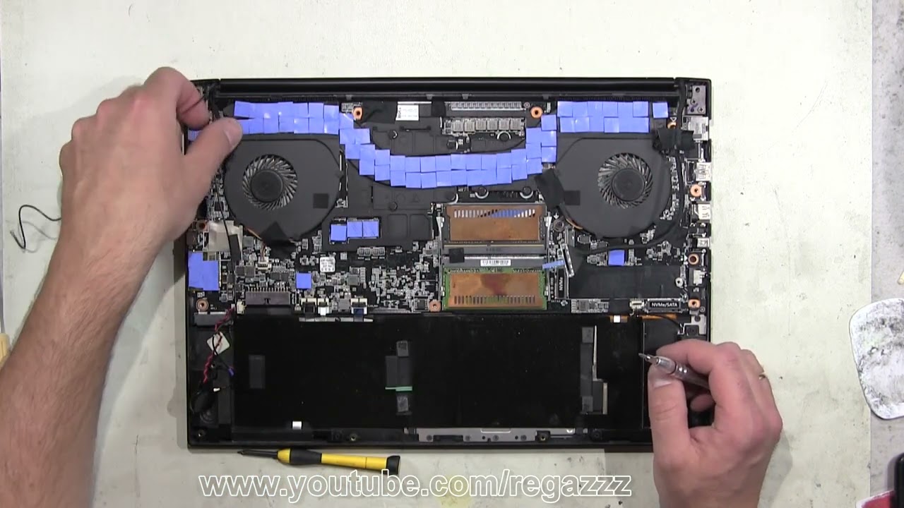 Gigabyte Aero 15X V8 How To Partially Take Apart Lower Base Disassembly