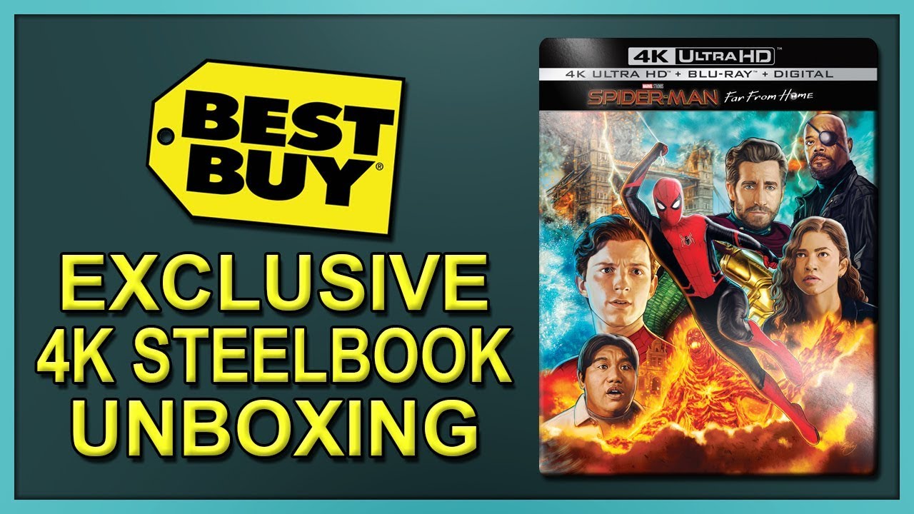 «Человек-паук: Вдали от дома» — эксклюзивная распаковка SteelBook в формате 4K+2D Blu-ray от Best...