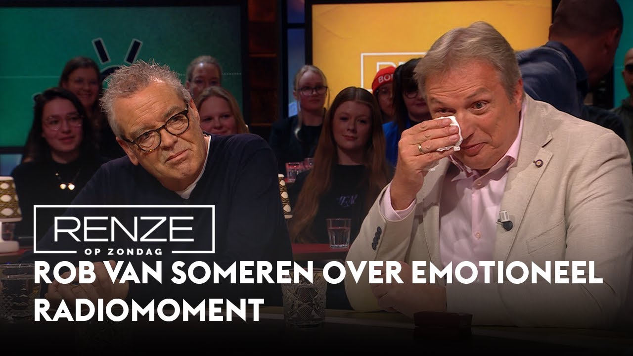 Rob van Someren over emotioneel radiomoment | RENZE OP ZONDAG | RTL Talkshow