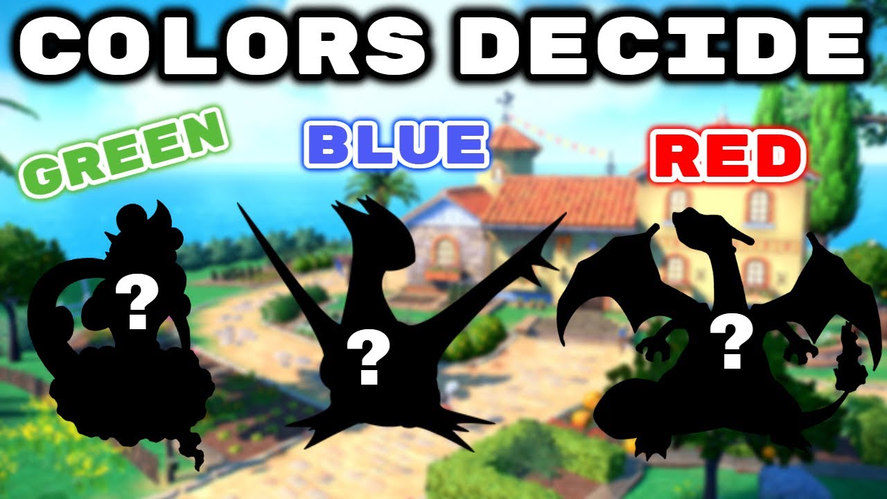 We Choose Starting Pokemon Only Knowing their colors... Then we FIGHT