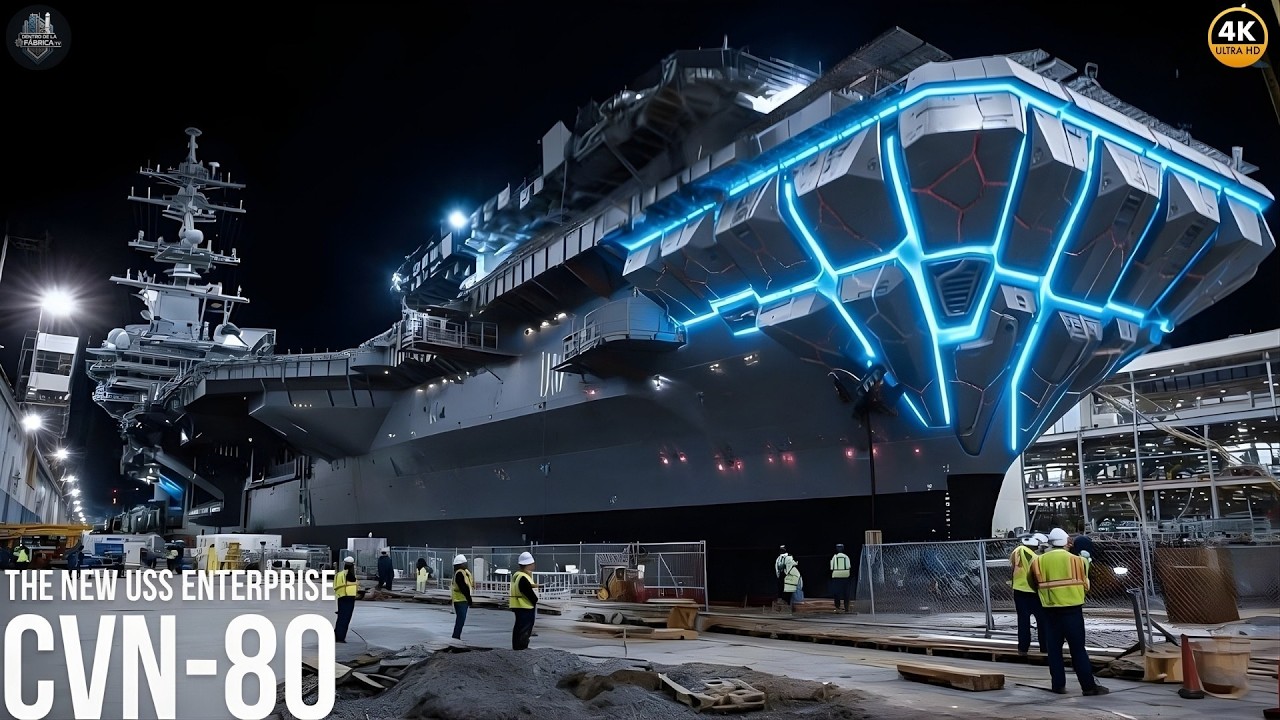 El nuevo USS Enterprise CVN-80: EE.UU. presenta su próximo Portaaviones de 13000 Millones de Dólares
